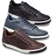 Kit 3 Sapatenis Masculino Casual Em Couro Legitimo Macio Confortável Dia a Dia Envio Imediato Kit 3 Sapatenis Masculino Casual Em Couro Legitimo Macio Confortável Dia a Dia Envio Imediato
