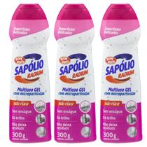 KIT 3 Sapólio Radium em Gel com Micropartículas Bombril 300 ml