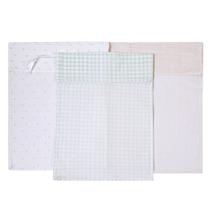 Kit 3 Saquinhos de Maternidade Papi 40x30cm Neutro Kit 3 Saquinhos de Maternidade Papi 40x30cm Neutro