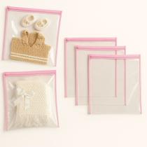 Kit 3 Saquinhos Organizadores Multiuso G Com Zíper Para Viagem Saída Maternidade Documentos Kit 3 Saquinhos Organizadores Multiuso G Com Zíper Para Viagem Saída Maternidade Documentos
