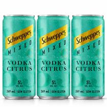Kit 3 SCHWEPPES Vodka & Citrus 269ml - Drink Pronto