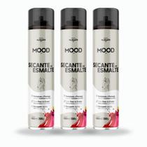 Kit 3 Secante de Esmalte AE Mood 400ml Spray Unha Rápida