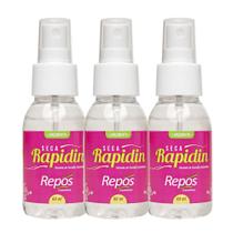 Kit 3 Secante de Esmalte Instantâneo Spray Repos Acabamento com Brilho Seca Rapidin 60ml Kit 3 Secante de Esmalte Instantâneo Spray Repos Acabamento com Brilho Seca Rapidin 60ml