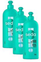 kit 3 Seda Creme Para Pentear Cachos Definidos 700mL