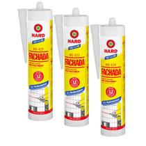 Kit 3 Selante De Fachada Branco Ms 425 Hard 275ml