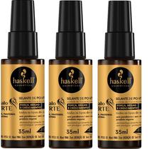Kit 3 Selante Pontas Cavalo Forte Haskell Sérum Fina 35 ML