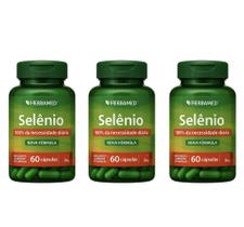 Kit 3 Selênio 60 Cápsulas - Herbamed Kit 3 Selênio 60 Cápsulas - Herbamed