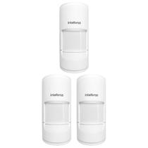Kit 3 Sensores Alarme Passivo IVP 5001 PET SHIELD Intelbras
