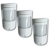 Kit 3 Sensores Ivp Sem Fio 12M Ss 2200 Pir Duplo Elemento 433,92Mhz