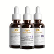 Kit 3 Sérum Facial com Resveratrol e Niacinamida AntiIdade e Antirrugas Tecnologia Nano Bioflorattus Kit 3 Sérum Facial com Resveratrol e Niacinamida AntiIdade e Antirrugas Tecnologia Nano Bioflorattus