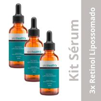 Kit 3 Serum Facial Retinol Lipossomado Skinhealth 30ml Kit 3 Serum Facial Retinol Lipossomado Skinhealth 30ml