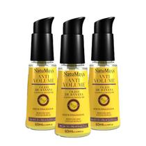 Kit 3 Sérum Finalizador AntiVolume Banana Aveia Mel NatuMaxx