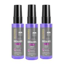 Kit 3 Serum Finalizador Cabelos grisalhos 55ml Bio Extratus Kit 3 Serum Finalizador Cabelos grisalhos 55ml Bio Extratus