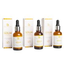 Kit 3 Séruns Faciais 30ml Ácido Hialurônico / Vitamina C / Niacinamida + Ácido Salicílico