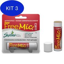 Kit 3 Sestinicare - Free Mic Care - Antimicótico Em Bastão Stick