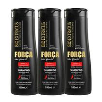 Kit 3 Shampoo 350ml Força com pimenta Kit 3 Shampoo 350ml Força com pimenta