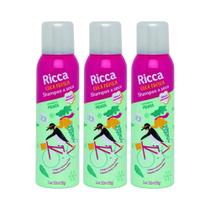 Kit 3 Shampoo a Seco Cuca Fresca Menta Antioleosidade Ricca 150ml