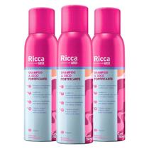 Kit 3 Shampoo A Seco Fortificante Ricca Kit 3 Shampoo A Seco Fortificante Ricca