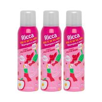 Kit 3 Shampoo a Seco Maçã do Amor Antioleosidade Ricca 150ml Kit 3 Shampoo a Seco Maçã do Amor Antioleosidade Ricca 150ml