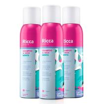 Kit 3 Shampoo A Seco Menta Ricca