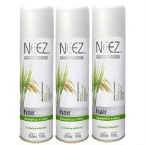Kit 3 Shampoo A Seco Para Cabelos Oleosos Neez Profissional Maciez Limpeza Revitalizante 250ml Kit 3 Shampoo A Seco Para Cabelos Oleosos Neez Profissional Maciez Limpeza Revitalizante 250ml