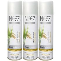 Kit 3 Shampoo A Seco Para Cabelos Secos Neez Profissional Hidratante Limpeza Revitalizante 250ml Kit 3 Shampoo A Seco Para Cabelos Secos Neez Profissional Hidratante Limpeza Revitalizante 250ml