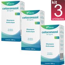 kit 3 Shampoo Anticaspa 2% 100ml Nativita - Anticaspa Dermatológica e Antifúngico