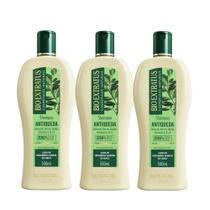 Kit 3 Shampoo Antiqueda Jaborandi Crescimento do Cabelo Fortalecedor Bio Extratus 500ml