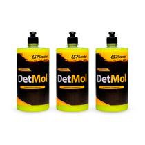 Kit 3 Shampoo Automotivo Det mol Limpeza Pesada Sandet 1L Kit 3 Shampoo Automotivo Det mol Limpeza Pesada Sandet 1L