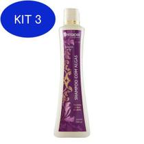 Kit 3 Shampoo com Algas Midori - 500Ml