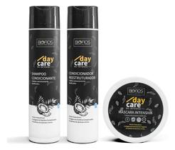 Kit 3 Shampoo Condicionador Máscara Day Care Reintense