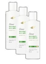 kit 3 Shampoo Dove Umectação + Coco Antioxi - 190ml kit 3 Shampoo Dove Umectação + Coco Antioxi - 190ml