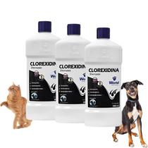 Kit 3 Shampoo Dugs Clorexidina 500ml