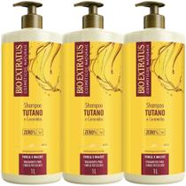 kit 3 Shampoo Força e Maciez Tutano 1 L Bio Extratus kit 3 Shampoo Força e Maciez Tutano 1 L Bio Extratus