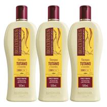 kit 3 Shampoo Força e Maciez Tutano 500 ml Bio Extratus