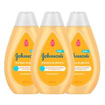 Kit 3 Shampoo Infantil Johnson's Baby Regular 400ml
