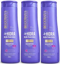 Kit 3 Shampoo limpeza Hidratante Mais Hidra 350 ML Bio Extratus