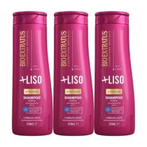 Kit 3 Shampoo Mais Liso 350ml