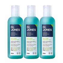 Kit 3 Shampoo Masculino Isotonic Shower 3 em 1 Cabelo Barba e Corpo Gel 250ml Dr Jones - Dr. Jones