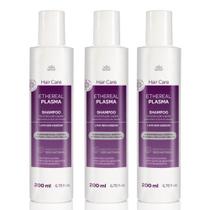 Kit 3 Shampoo Natural Hair Care Ethereal Plasma 500ml WNF