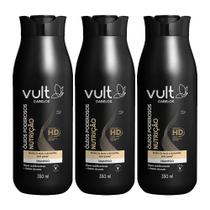 Kit 3 Shampoo Nutrição Cabelos Óleos Poderosos 350ml Vult