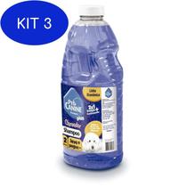 Kit 3 Shampoo Para Cães Clareador Procanine 2 Litros