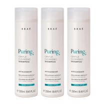 Kit 3 Shampoo Puring Gentle Cleansing 250ml - Braé