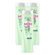 Kit 3 Shampoo Seda Babosa + Óleos Rayza 325ml
