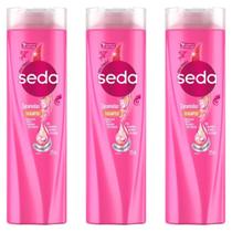 KIT 3 Shampoo Seda Ceramidas Hidratante 325ml