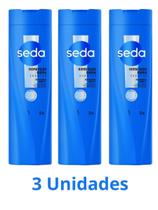 Kit 3 Shampoo Seda Hidratação Diária Reduz a Caspa 325ml Kit 3 Shampoo Seda Hidratação Diária Reduz a Caspa 325ml