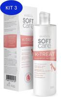 Kit 3 Shampoo Soft Care K-Treat Micelar 300Ml Para Cães E