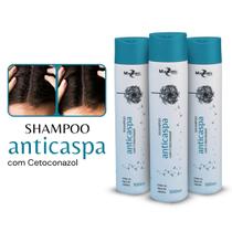 Kit 3 Shampoos Anticaspa Mairibel 300ml - Limpa e Combate a Caspa Kit 3 Shampoos Anticaspa Mairibel 300ml - Limpa e Combate a Caspa