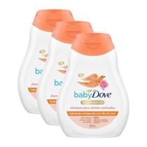 Kit 3 Shampoos Baby Dove Cabelos Cacheados 200ml