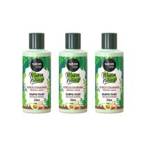 Kit 3 Shampoos Maria Natureza Nutrição Extraordinária Salon Line